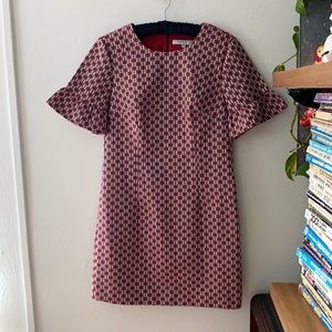 Trina Turk Jacquard Floral Dress Size 6